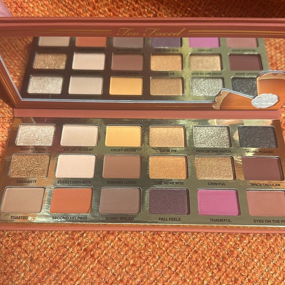 WOW Authentic Too Faced Pumpkin Spice Second Slice 18 Pan Eyeshadow Palette